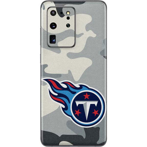 NFL Tennessee Titans Camo Galaxy S20 Ultra 5G Skin